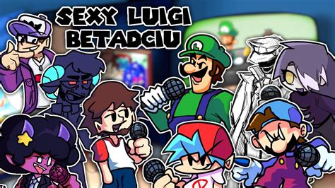 Sexy Luigi But Everyone Sings Fnf Super Funkin Galaxy Betadciu