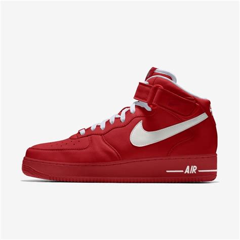 Venta Nike Air Force 1 Hombre Blancas Y Rojas En Stock