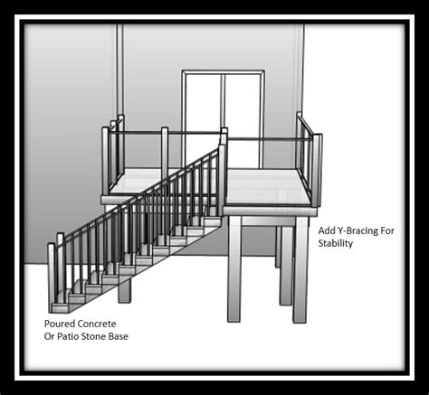 Floating Single Tier Azek Deck With Glass Rails And Stairs Free Deck