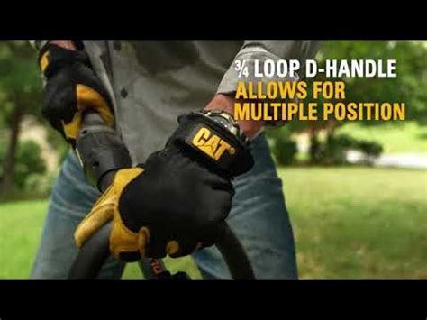 Cat DG210 18V Brushless 13” String Trimmer Cordless with Dual Line Bump ...