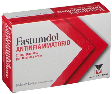 Fastumdol Antinfiammatorio 25 Mg Granulato 20 Bustine A 5 87 Oggi