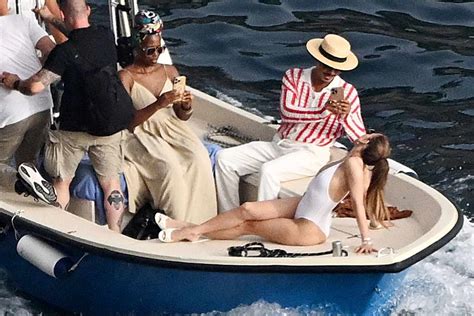 Jennifer Lopez Snaps Selfies And Poses On Bow Of A Boat In Italy During