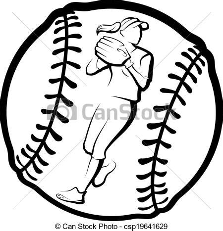 softball clipart black and white 20 free Cliparts | Download images on ...