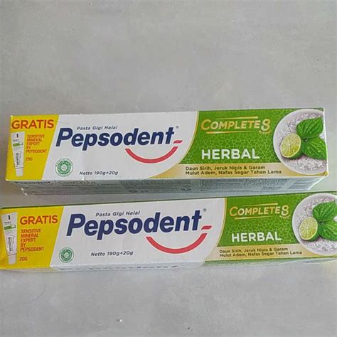 Jual Odol Pasta Gigi Halal Pepsodent Herbal Shopee Indonesia