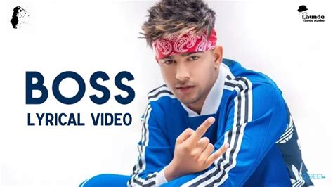 Boss Jass Manak Video Lyrics Satti Dhillon Latest Punjabi Song