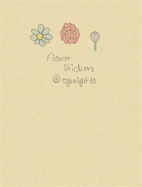 Flower Stickers Notability Gallery