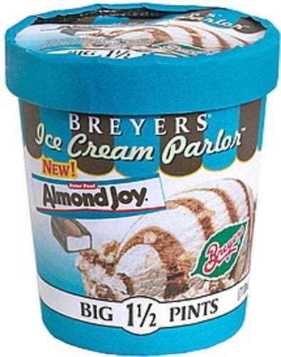 Breyers Almond Joy Ice Cream - 1.5 pt, Nutrition Information | Innit