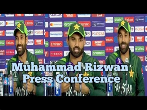 Muhammad Rizwan Press Conference After Match YouTube