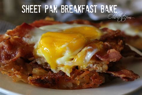 Sheet Pan Breakfast Bake Baked Breakfast Recipes Breakfast Brunch Recipes Breakfast