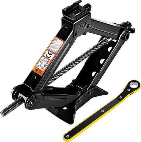 Kefflum T Scissor Jacks Labor Saving Design Trolley Jack Car Jack