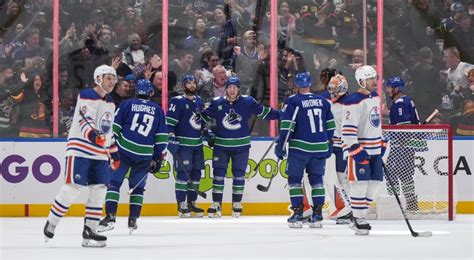 Canucks Explode For Eight Goals In Opener But Were Not Ordering Rings