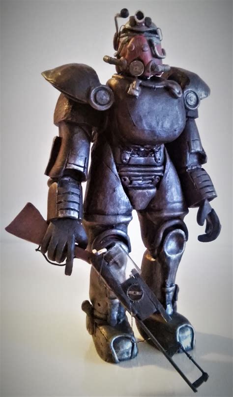 Fallout T-51b Power Armor Handcrafted Static Display 7 Sculpt OOAK ...