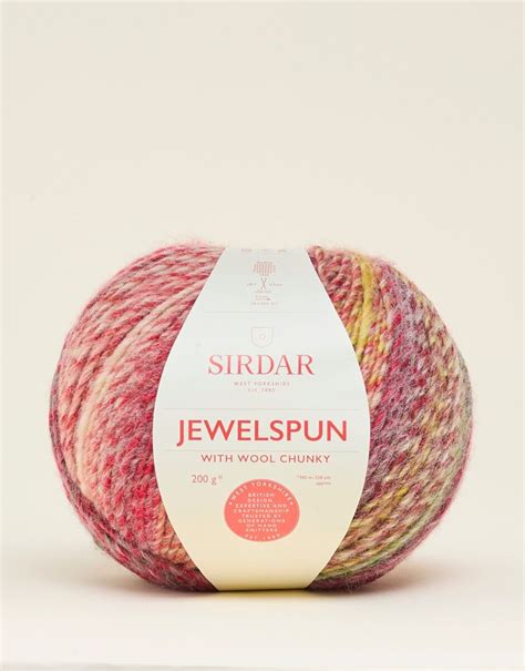 Sirdar Jewelspun With Wool Chunky Self Striping Blended Yarn Sirdar