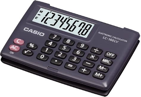 New Casio Lc 160lv Mini Pocket Calculator Students Recourse Dha