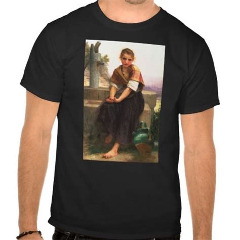 The Broken Pitcher By William Adolphe Bouguereau T Shirt