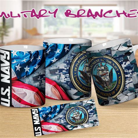 U.S. Navy Patriotic Military Coffee Mug – Crafty Casey's