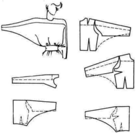 как перенести вытачку | Patrones de costura vintage, Patrones de ...