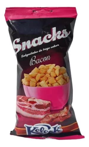 Salgadinho De Trigo Snacks Keleck G Sabor Bacon Mercadolivre