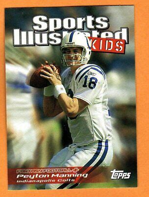 PEYTON MANNING 2006 TOPPS SPORTS ILLUSTRATED FOOTBALL CARD EBay