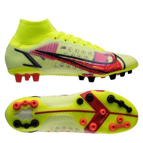 Nike Mercurial Superfly 8 Elite Ag Pro Motivation Volt Bright Crimson Black