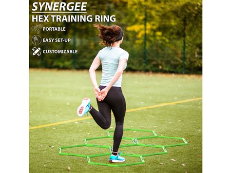 Synergee Hexagonal Speed Agility Rings Pack Joyus