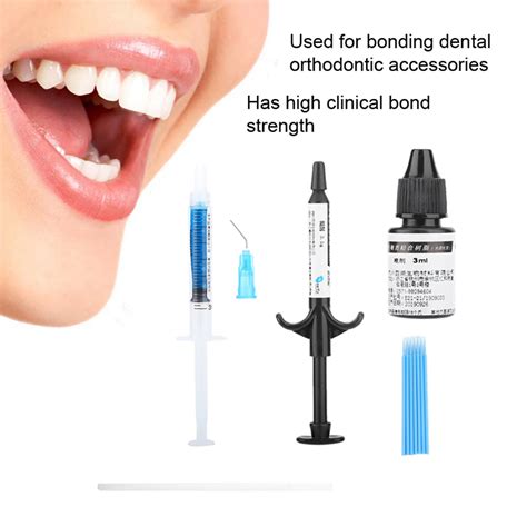 Orthodontic Dental Bonding Kit Adhesive Light Cure Adhesive System Kit