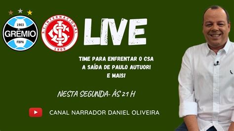 Live Dupla Grenal Minha Volta Ao Microfone Da Bandeirantes E Muito