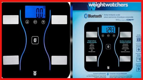 WW Scales By Conair Bluetooth Body Analysis Bathroom Scale Measures