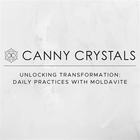 Unlocking Transformation: Daily Practices with Moldavite