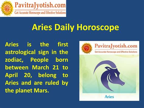 PPT - Aries Daily Horoscope PowerPoint Presentation, free download - ID