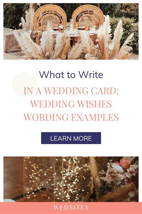 What to Write in a Wedding Card: Wedding Wishes Wording Examples in 2022 | Wedding cards ...