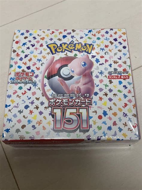 ポケモンカード151 シュリンク付き1box20パック 新品未開封ボックス トレーディングカード