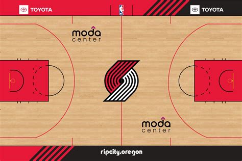 Portland Trail Blazers Unveil New Court For 2020 21 Blazer S Edge