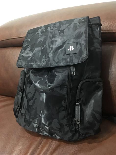 PlayStation backpack bag black camo, Men's Fashion, Bags, Backpacks on ...