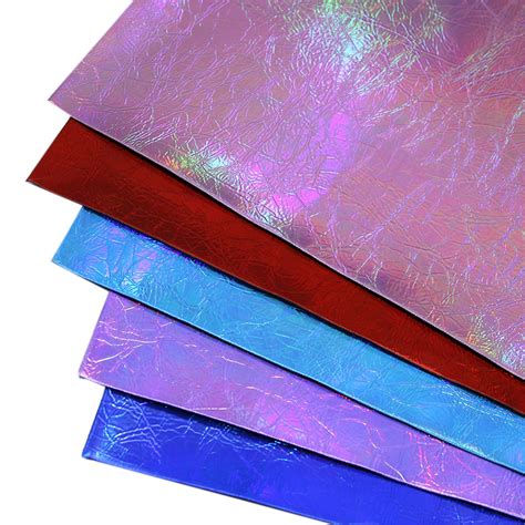 Crack Faux Leather Sheets for Cricut 10pcs/set Iridescent | Etsy