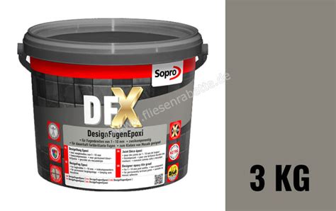 Sopro Bauchemie DFX DesignFugenEpoxi Fugenmörtel Betongrau 14