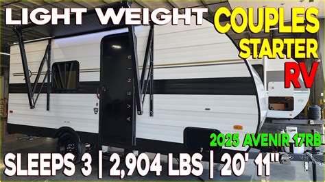 Lightweight Rv 2025 Avenir 17rb Travel Trailer By Crusier Rv At Couchs