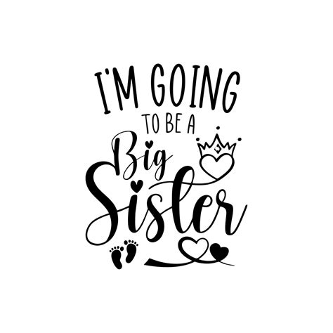 I M Going To Be A Big Sister Svg Sister Svg Big Sister Etsy Australia