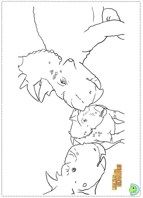 Walking With Dinosaurs Coloring Page