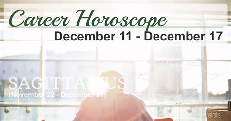 Sagittarius Career Horoscope for the Week of December 11, 2023