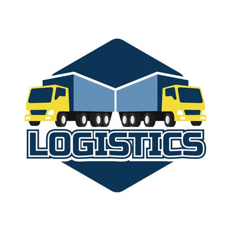 Shipping Logistics Logo Vector Illustration Logistic Shipping