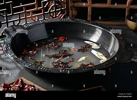 Chongqing Hot Pot Soup Base Stock Photo Alamy