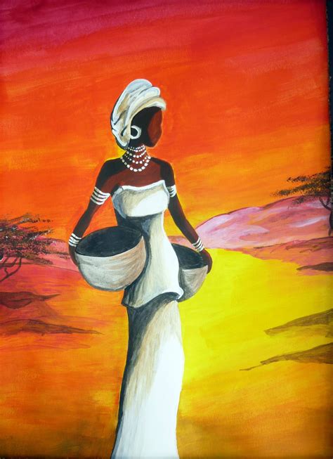 Africaine African Art Paintings Africa Art African Paintings