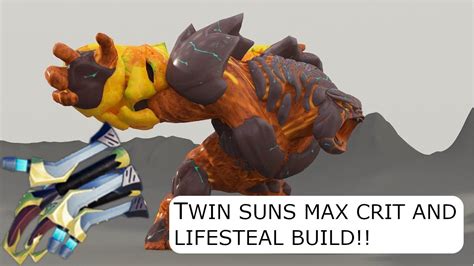 Twin Suns MAX CRIT And LIFESTEAL Build Dauntless YouTube