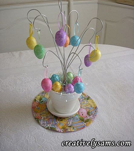 DIY Easter Egg Ornament Tree Easter Eggs Diy Easter Egg Ornaments