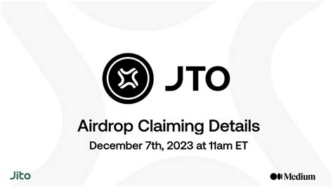 Solana Airdrop Guide: How To Claim JITO Airdrop | Medium