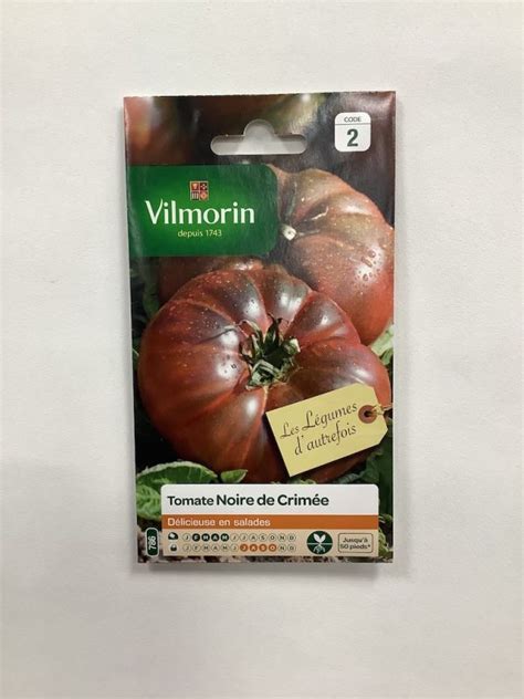 Sachet De Graines De Tomate Noire De Crim E Vilmorin Graines Potag Res