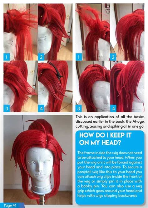 Wig Styling For Cosplay Downloadpdf Kamuicosplay Diy Wig Cosplay Hair Cosplay