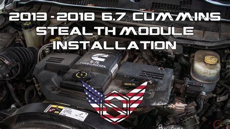 2013 2018 Ram Cummins Stealth Module Install Youtube