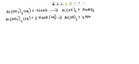 SOLVED Write The Balanced Molecular Chemical Equation For The Reaction